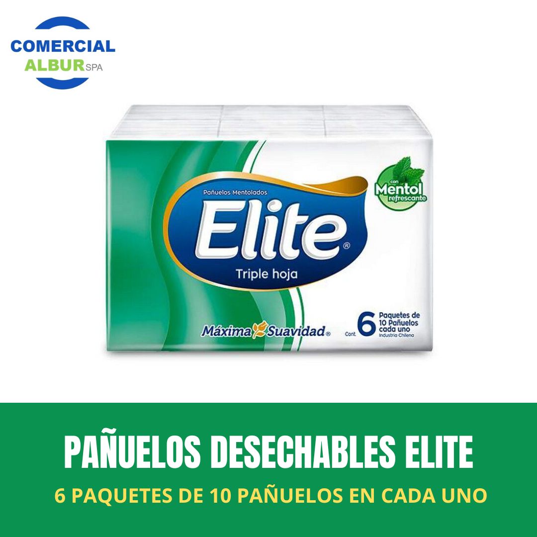 PAÑUELO DESECHABLE MENTOLADO - ELITE